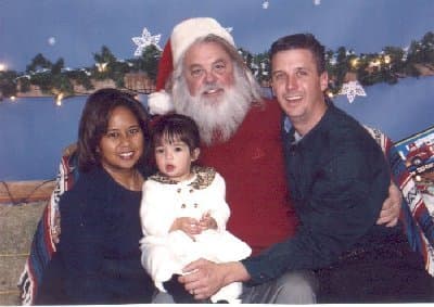 Santa spotted in the OC Register — Damian Williams